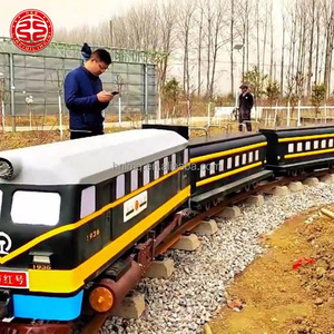 Trenes de feria para parques de atracciones en venta: Tren eléctrico iluminado, tren <span class=keywords><strong>Choo</strong></span> <span class=keywords><strong>Choo</strong></span>, tren turístico sobre rieles - Product Image 6