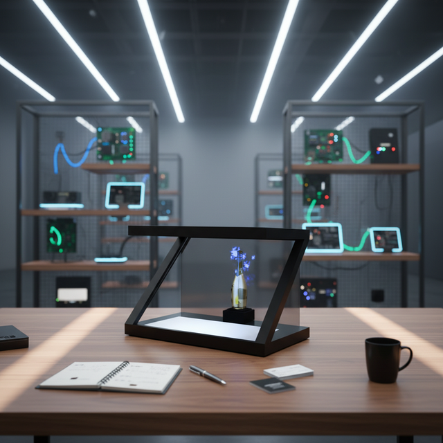 3D Holographic Projection Display Showcase Hologram Advertising Equipment with 3D Holographic Box Screens