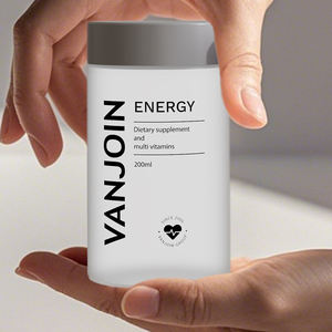 맞춤형 도매 빈 투명 250ml 350ml 500ml 밀폐 플라스틱 젖빛 식품 항아리 4oz 8oz 16oz 뚜껑이있는 플라스틱 항아리 - Product Image 1