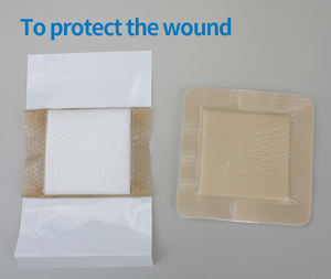 ชุดโฟมซิลิโคนดูดซับได้ดีเยี่ยมสำหรับแผลที่เท้าเบาหวานและแผลไหม้ที่ติดเชื้อระดับที่สอง - Product Image 5