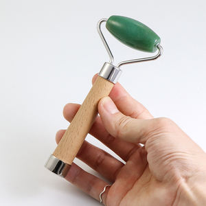 Rullo Facciale in <span class=keywords><strong>Giada</strong></span> Verde Naturale Kinwong, Massaggiatore per Lifting <span class=keywords><strong>Viso</strong></span> e Collo - Product Image 3