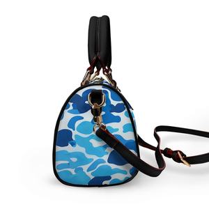 BLUE CAMO MULTI CAMO Kissentasche mit Schulterriemen Modisch und Vielseitig mit Reifem Charme Dunkelfarbiger Griff Damentasche - Product Image 3