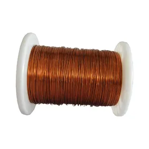 20 - 56 AWG 니스 구리 와이어 구리 에나멜 와이어 0.4mm - 0.8mm 적색 미세 및 초미세 구리 와이어 절연 고체