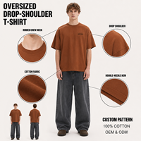 Fabricant de t-shirts personnalisés en gros |   T-shirt graphique décontracté pour homme, coupe ample, en coton épais de qualité supérieure, manches classiques, anti-plis