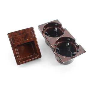 Multifunctional Cup Holder For 1999-2005 Bmw E46 Center <b>Stack</b> Wood Grain ABS Material 51168217953 - Product Image 1