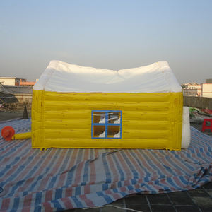 Tente gonflable pour animaux de compagnie, cabane gonflable, tente d'extérieur, abri coupe-vent, gonflage constant, impression d'air, tente gonflable - Product Image 5