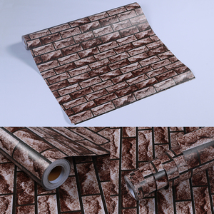 3D Mattoni di Pietra Del PVC Del Vinile Pannello Commercio All'ingrosso A Buon Mercato Interno di Casa <span class=keywords><strong>Carta</strong></span> <span class=keywords><strong>Da</strong></span> <span class=keywords><strong>Parati</strong></span> - Product Image 3