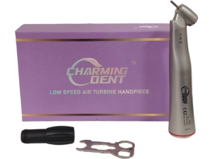 Charming <span class=keywords><strong>Dent</strong></span> 1:4.2 Pièce à main dentaire électrique haute vitesse à angle contrarien de 45 degrés, fibre optique, spray 4 voies, acier inoxydable, pour clinique - Product Image 5