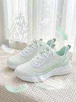 Chaussures de course respirantes en maille 2026 pour le dropshipping – Baskets décontractées à semelle souple, amortissantes et légères à lacets pour la mi-saison