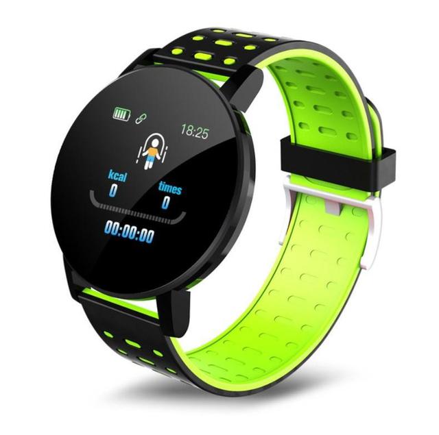 Colorful TPU Strap Water Resistant Plastic Case for Smart Watch for Android IOS Fitpro App 119PLUS Reloj