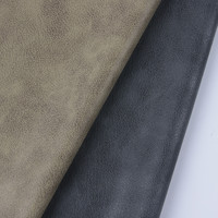 Fabricant sur mesure de tissu en cuir, matériau en cuir, 35% PU, 65% polyester, impression, microfibre, simili cuir pour robe femme