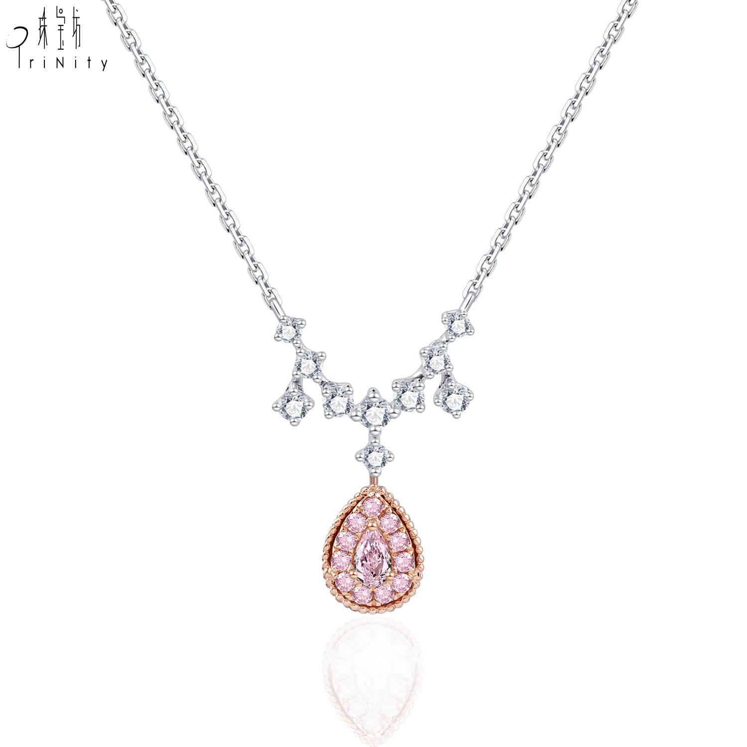 ทองคำขาว 18K และทองชมพู