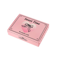 Boîte à macarons rectangulaire de qualité supérieure, appréciée des influenceurs, en carton rose de qualité alimentaire pour pâtisserie, emballage commercial en gros personnalisé