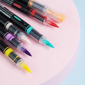 定制直液式记号笔套装 120 色软头刷头丙烯颜料记号笔，适合 DIY 艺术绘画 - Product Image 4