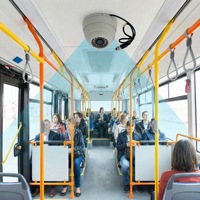 Caméra de bus scolaire thermique DVR vidéo Full HD 1080P WDR à montage mural avant pour usine