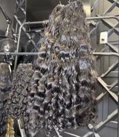 Lot de Cheveux Humains Bouclés Profonds de Qualité Supérieure 15A, Cheveux Bruts Cambodgiens, Vente en Gros, Cheveux Indiens Bouclés avec Cuticules Alignées