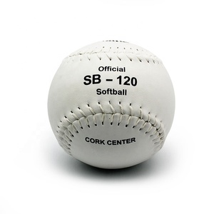 Pelota de Sóftbol de Lanzamiento Lento <span class=keywords><strong>Tamanaco</strong></span> SB-120 de 12 Pulgadas en Piel Sintética de PVC Blanca para Entrenamiento - Product Image 4