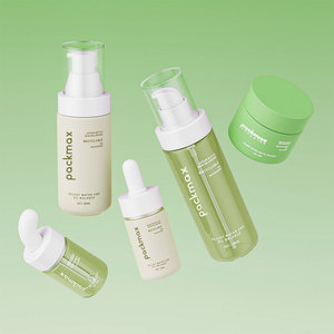 Juego de Botellas Cosméticas de Plástico PE Ecológicas Personalizadas de 30 ml, 50 ml, 100 ml, 200 ml, 250 ml con Bomba Dosificadora y Gotero para Suero y Loción - Product Image 6