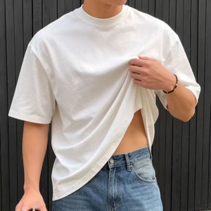 Camiseta <span class=keywords><strong>y</strong></span> Pantalones Cortos Personalizados con Logotipo OEM, Camisetas Lisas al por Mayor para la Venta - Product Image 4