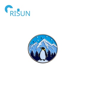 Fabrication émail mignon pingouin broche broche personnalisé noir et blanc empereur roi pingouin épinglette insigne mer animal sauvage broche - Product Image 6