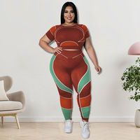 Neues Produkt 2022 Beliebte Einfarbige Modische Freizeit-Sport-Crop-Tops mit Bauchfrei-Schnitt Enge Yoga-Sets Fitness für Frauen