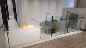 ราวบันไดสเตนเลสขนาด50*25มม. ข้อต่อปลายท่อราวบันไดกระจก - Product Image 5