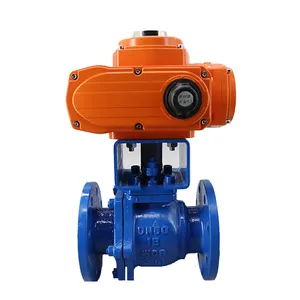 2 Inch 12v 24v 2 Way Flange Connection Cf8m Stainless Steel Motorized Ball Valve With Electric Actuator