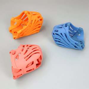 Bozal de silicona antimordida para mascotas, suministros de manga para la boca, duradero, multicolor, nuevo diseño, fabricante de suministros para mascotas - Product Image 6