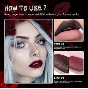 Nuevo Brillo Labial con Efecto Sangre, Antiadherente, para Halloween, en Envase con Forma <span class=keywords><strong>de</strong></span> Cuchillo, <span class=keywords><strong>de</strong></span> Larga Duración - Product Image 4