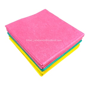 Chiffon de nettoyage jaune super absorbant réutilisable Viscose Polyester Non-Woven <span class=keywords><strong>Jumbo</strong></span> Rags Plain Style Kitchen Cleaning Wipes Towel - Product Image 4