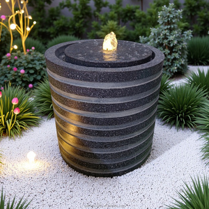 Fontaine à <span class=keywords><strong>boire</strong></span> de jardin de <span class=keywords><strong>cascade</strong></span> de fontaine de résine artificielle de caractéristique d'<span class=keywords><strong>eau</strong></span> d'intérieur luxueuse - Product Image 3