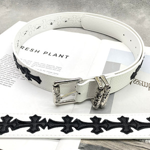 King Mcgreen Star Luxury Brand Jeans <strong>Belt</strong> Male Gothic <strong>Accessories</strong> <strong>Belts</strong> Colorful Cross Punk Women Waistband Chromed Hearts - Product Image 2