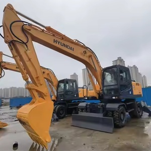 Composants d'origine Hyundai 210W-7 210W-9 Excavatrice sur pneus 21 tonnes Construction d'occasion Corée d'origine en stock - Product Image 1