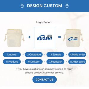 Reusable Custom Logo Portable Printed Canvas Cotton Double <b>String</b> Handbag Dust Drawstring Gift <b>Bag</b> - Product Image 5