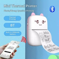 Stiker Printer Ponsel Saku Termal Portabel Mini, Printer Nirkabel Mini Baru