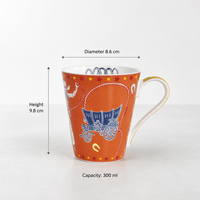 Mug de petit-déjeuner en porcelaine fine incliné et original, tasse à eau de bureau, tasse cadeau, tasse cadeau d'affaires, tasse pour meilleur ami, tasse pour couple