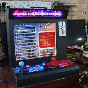 22 इंच 3 डी पांडा प्रो सिक्का आर्केड कंसोल दोहरी-खिलाड़ी नियंत्रण 23000 + गेम सिक्के/मुक्त खेल - Product Image 1