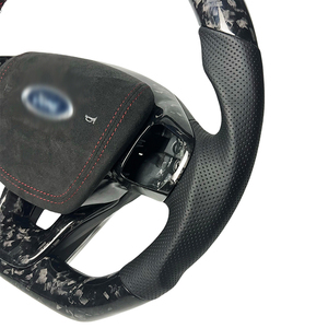 Volant de direction universel en fibre de carbone forgée, personnalisé en usine, adapté à la Ford <span class=keywords><strong>Focus</strong></span> ST, vente chaude - Product Image 4