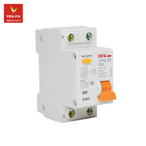 Yifa เบรกเกอร์วงจร63A ประเภทแม่เหล็กไฟฟ้าและอิเล็กทรอนิกส์6kA ชนิด <span class=keywords><strong>A</strong></span> 30mA rccb elcb RCBO <span class=keywords><strong>RCD</strong></span> - Product Image 3