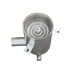 Table de cuisson au gaz en acier inoxydable à double brûleur, haute puissance, allumage électronique, équipement de cuisine commercial - Product Image 4