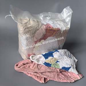 Trapos de Toalla de Algodón Puro Reciclado de Colores para Uso Industrial, Trapos de Toalla para Limpieza en Talleres - Product Image 1