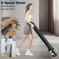 Equipo de gimnasio profesional, cinta de correr plegable eléctrica, almohadilla para caminar inteligente, Mini cinta de correr de escritorio para uso doméstico