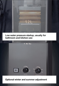 Chất lượng cao junkers LPG Propane tức thời gaz Geyser nồi hơi 10L 12L 16L 18L tankless cân bằng máy nước nóng khí - Product Image 5