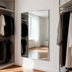 Frameless <b>Wall</b> Mirror China Supplier Home Decor clear Mirror Durable Spiegel Room Mirror Can Be Used in Living Room Gym Bathroom - Product Image 1