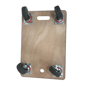 300kgs Heavy Load Plywood Furniture Mover <strong>Dolly</strong> Cart Platform Safety Design Arc Edge Wrapping Four-<strong>Wheel</strong> Plywood Move - Product Image 4