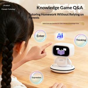 Robot AI Tascabile Mini Nero, <span class=keywords><strong>Intelligenza</strong></span> <span class=keywords><strong>Artificiale</strong></span> con Dialogo Vocale Interattivo, Regalo di Compleanno, Compagno da Scrivania, Chat Aimi - Product Image 3