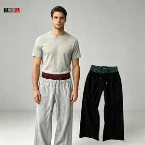 Y2K <span class=keywords><strong>pantaloni</strong></span> larghi oversize Casual e alla moda <span class=keywords><strong>pantaloni</strong></span> larghi da jogging a gamba dritta larghi <span class=keywords><strong>pantaloni</strong></span> sportivi Hip-hop larghi da uomo - Product Image 2