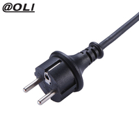 Cordon d'alimentation étanche IP44 Euro Schuko Plug approuvé VDE