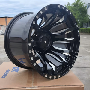 For Kipardo New Design Deep Concave 6 <b>Spoke</b> 15x10 5x114.3 6x139.7 4x4 Matt Black Milling Window <b>Wheels</b> Load Passenger - Product Image 4