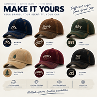 Casquette Dad Hat en velours côtelé avec logo personnalisé, style streetwear, faible MOQ, visière incurvée non structurée, marque privée, bordeaux